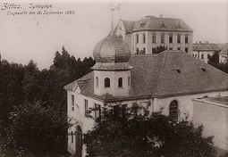 Postkarte: Synagoge Zittau