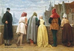 Menschen im Mittelalter, freies Foto von wikimedia